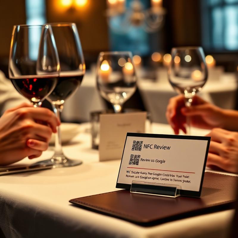 REVIEWU stand in use at restaurants