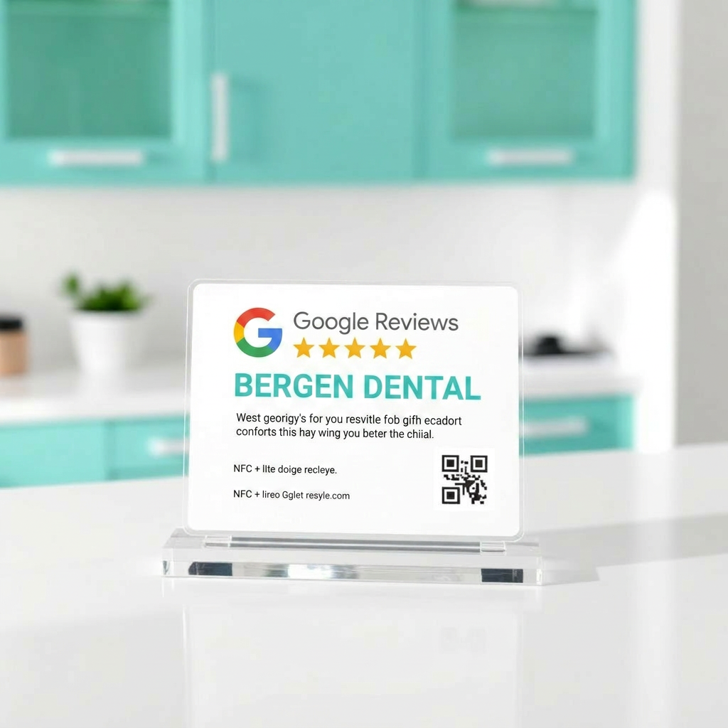 Custom Stand — Bergen Dental Edition